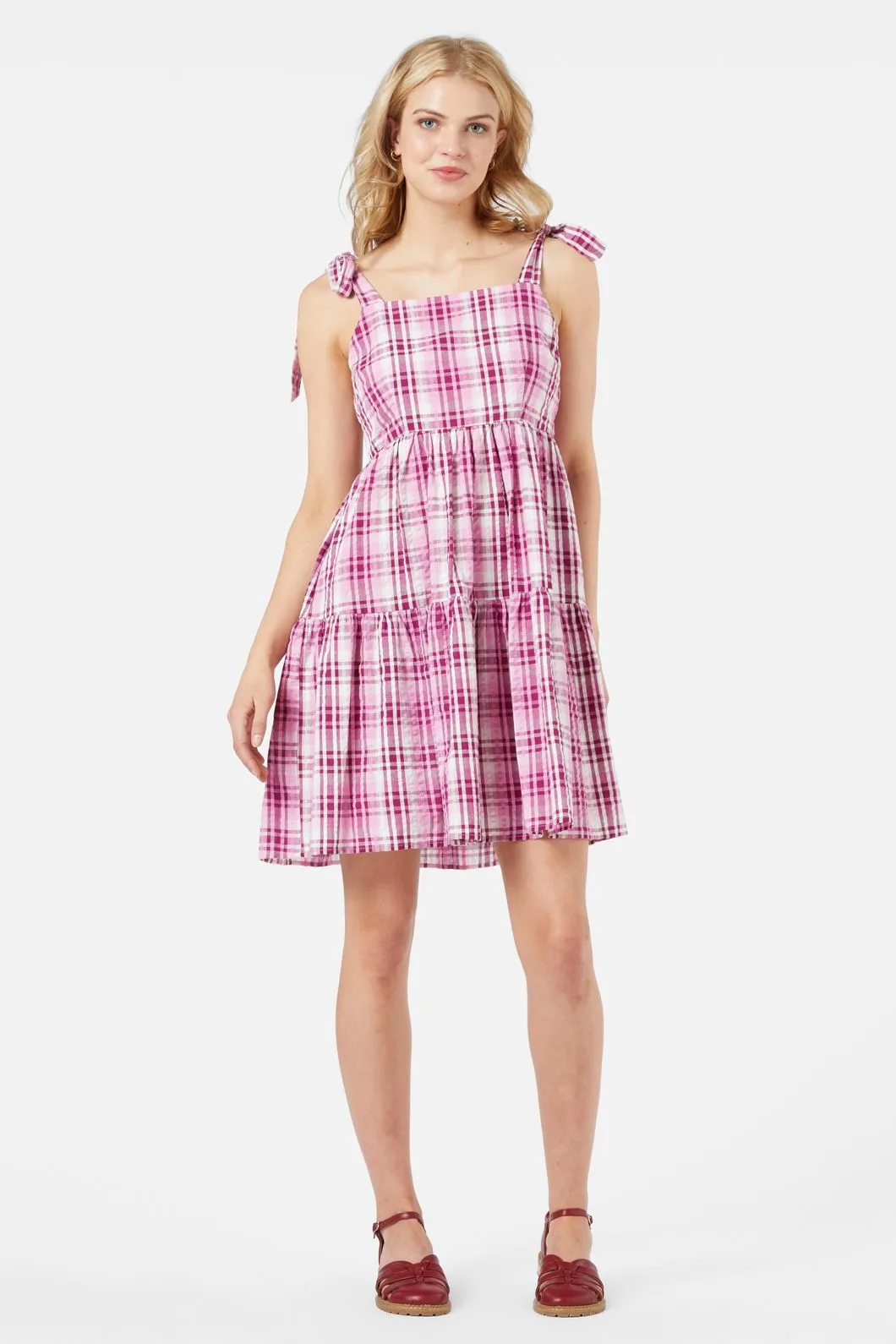 Andie Check Sundress