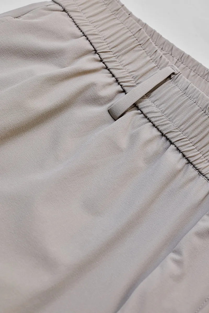 Beige Regular Fit Stretch Chinos