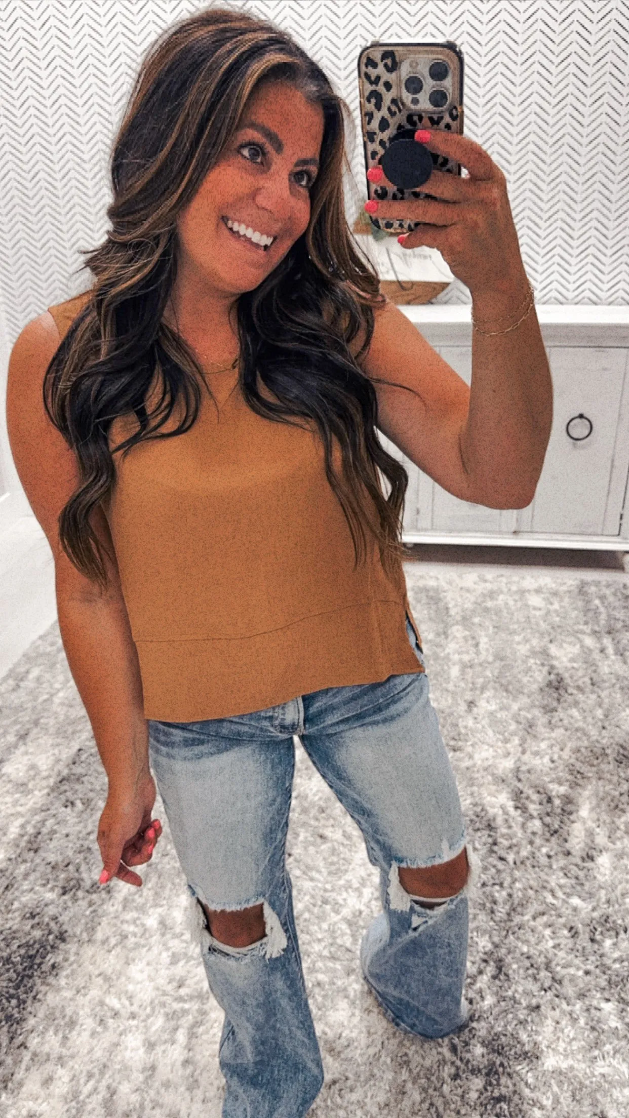 Breezy Mocha Tank