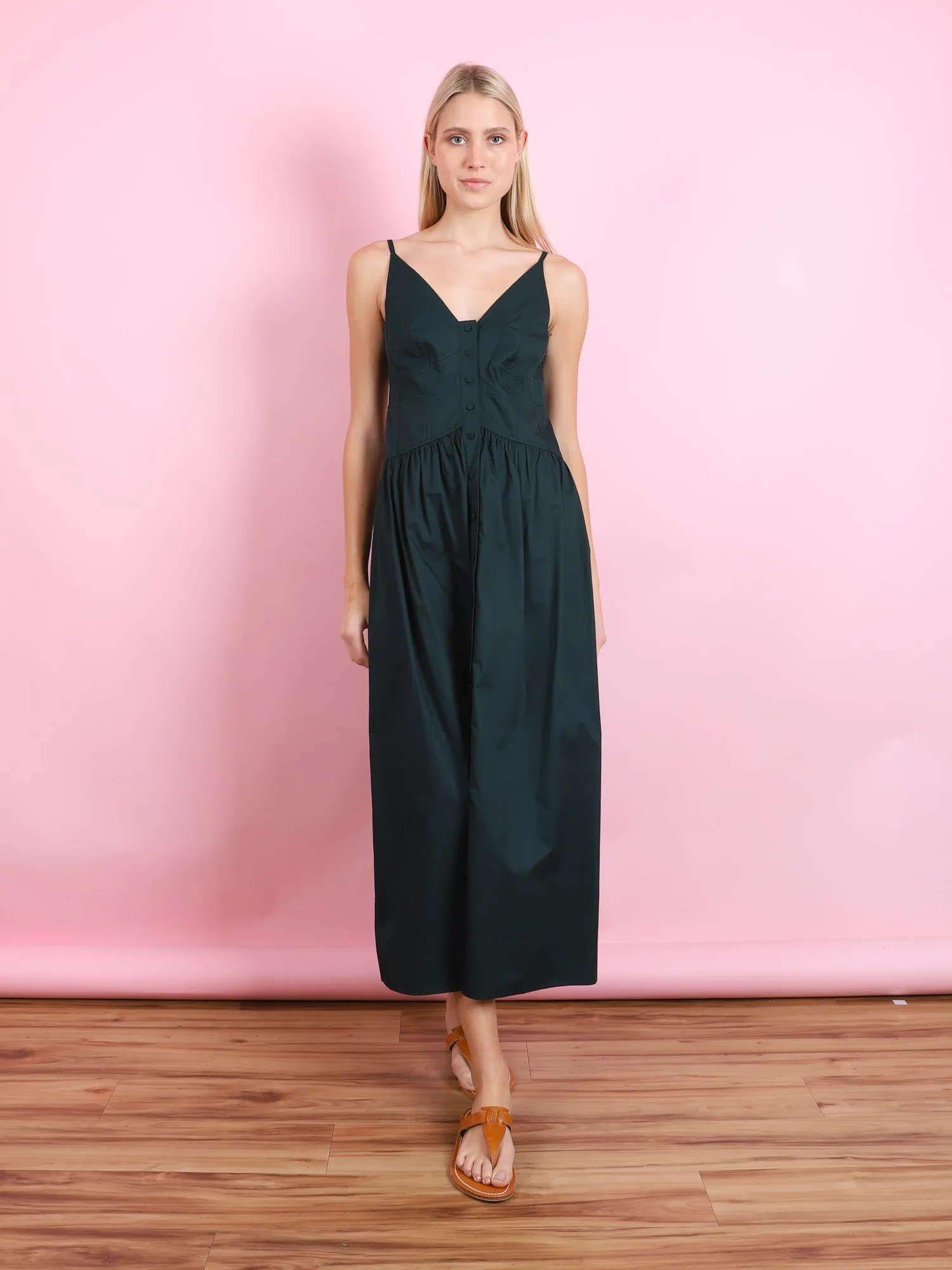 BUTTON FRONT SUNDRESS