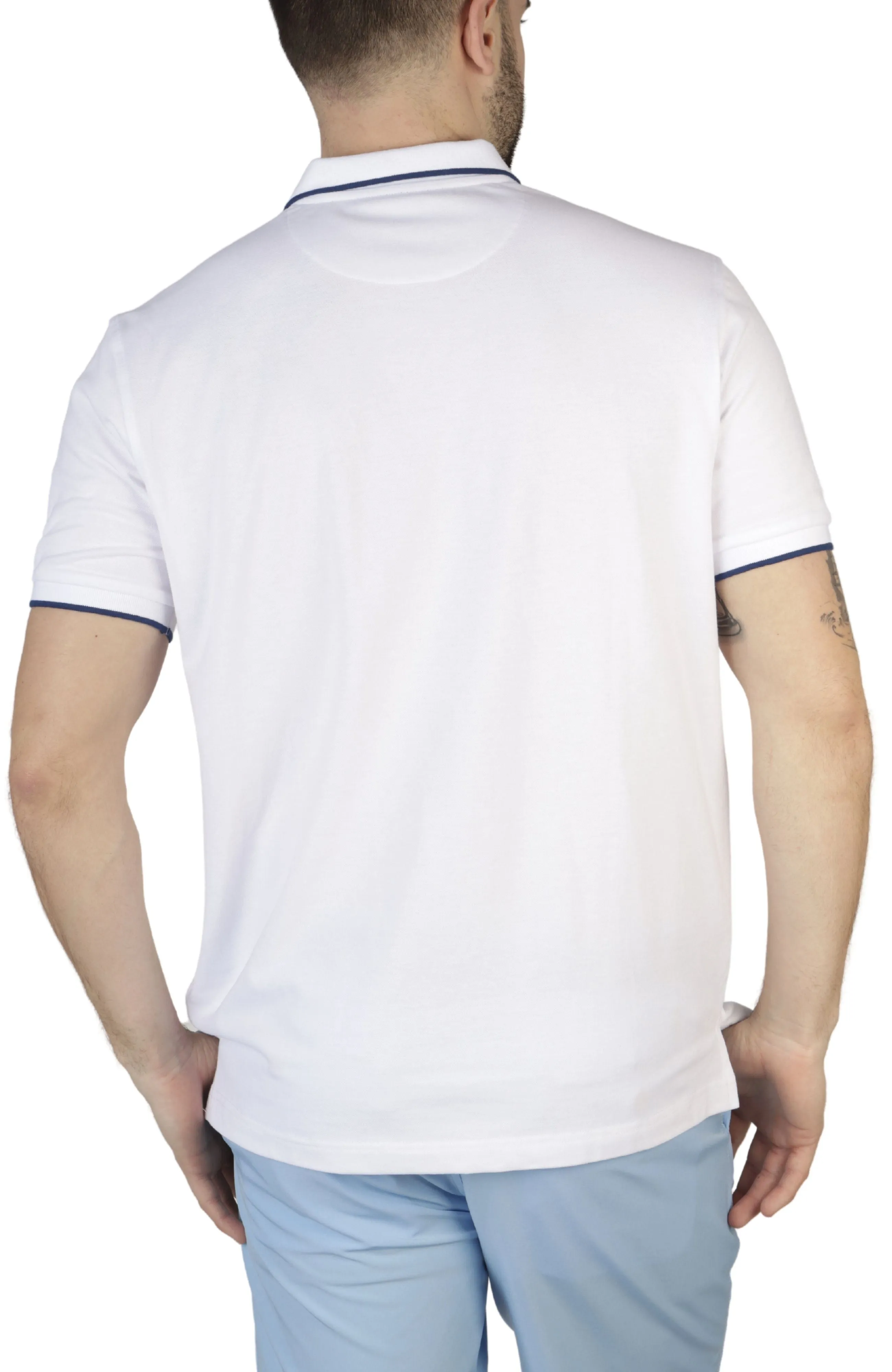 Classic Zipper Pique Polo