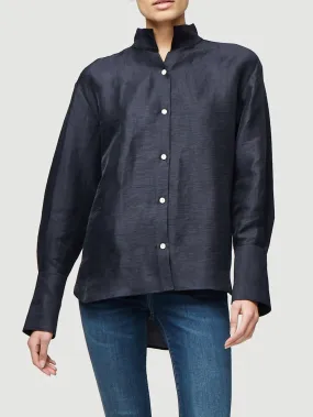 Clean Collared Shirt -- Navy