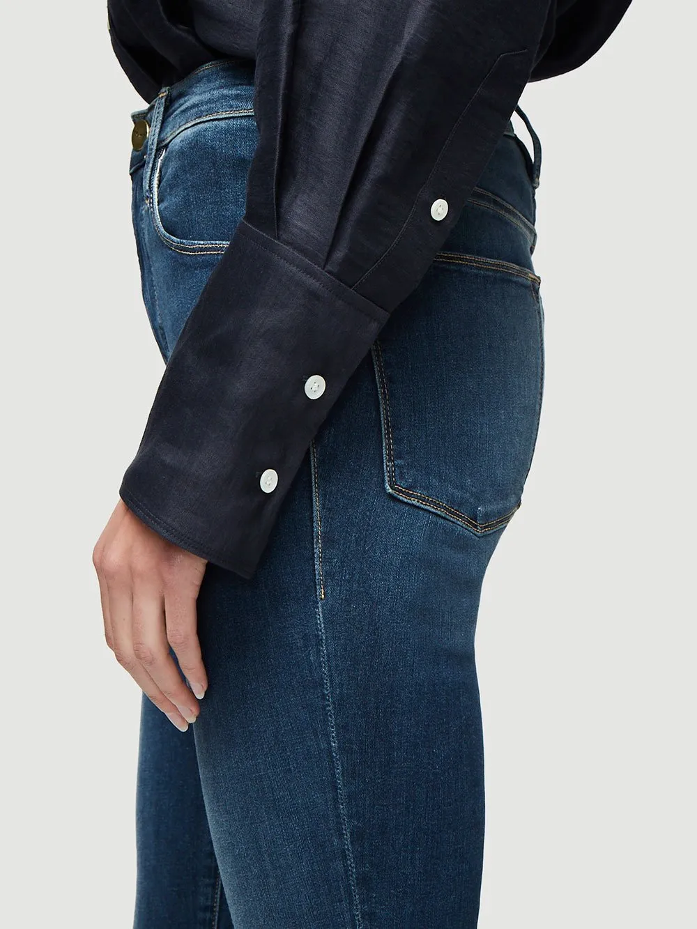 Clean Collared Shirt -- Navy