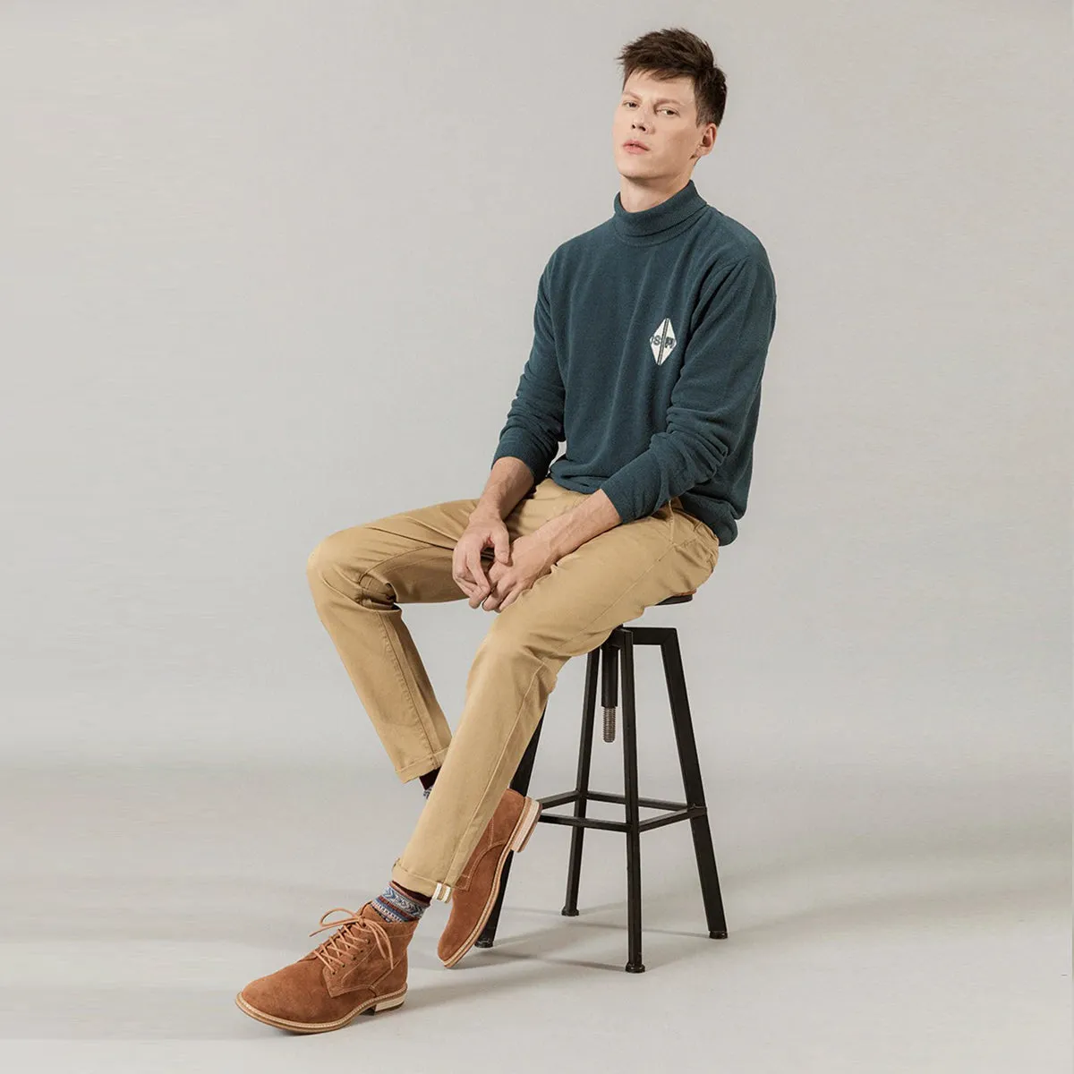 Cotton Slim Fit Casual Pants
