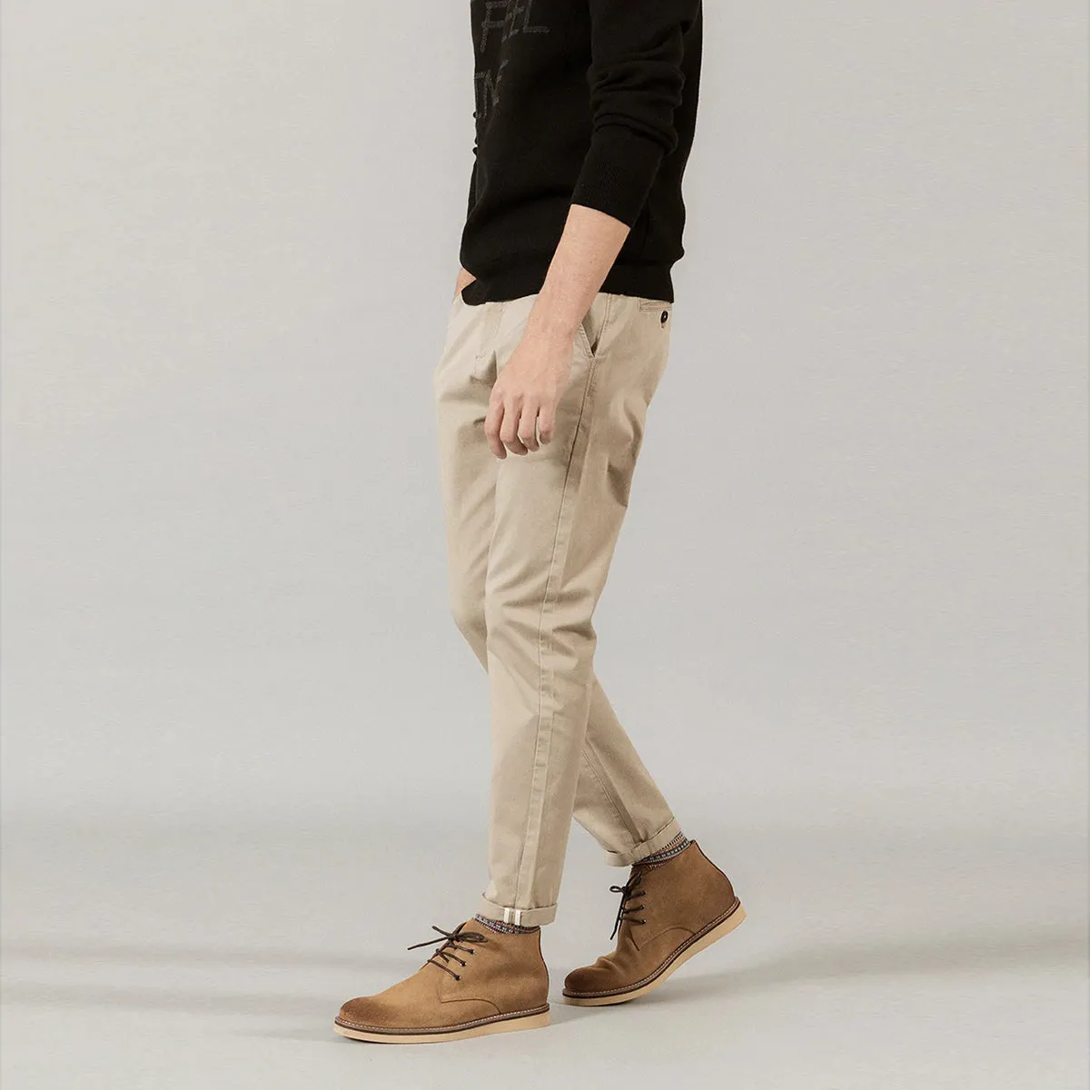 Cotton Slim Fit Casual Pants