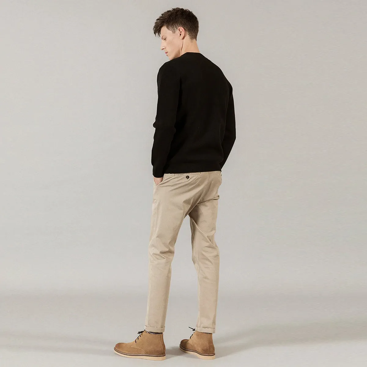 Cotton Slim Fit Casual Pants