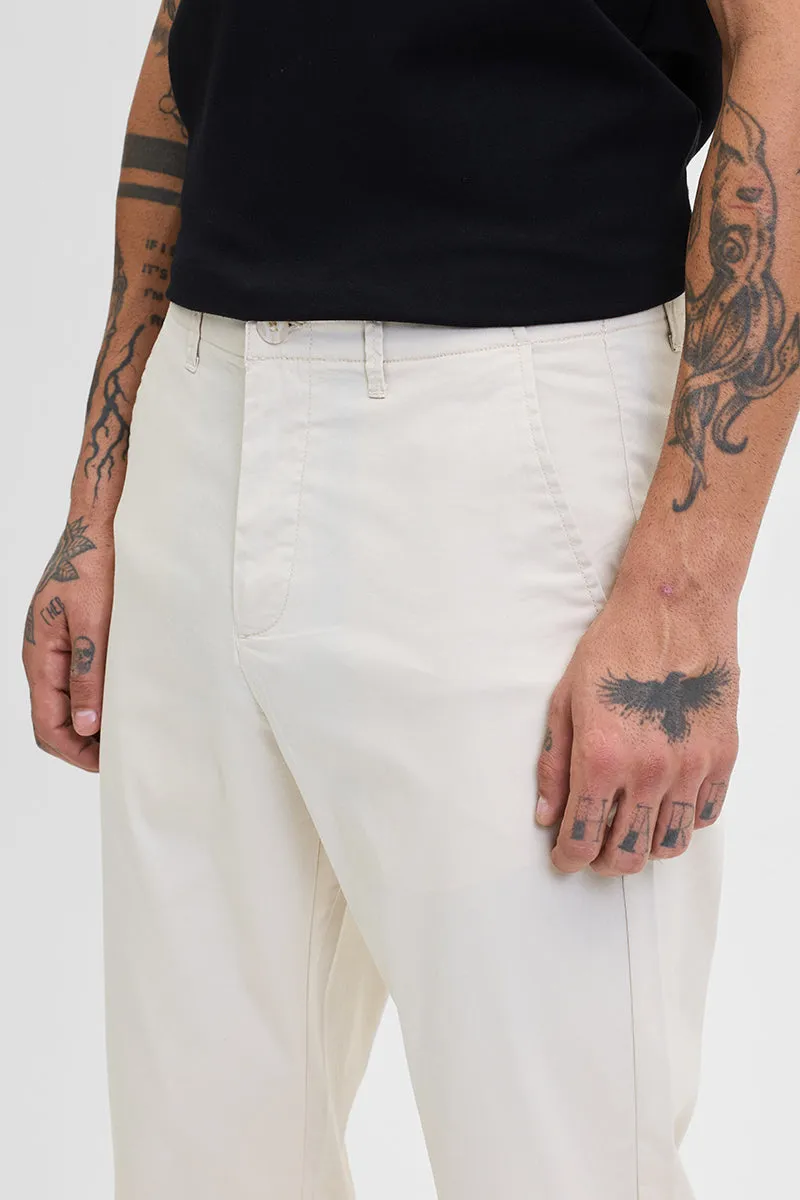 Cream Light Weight Trousers
