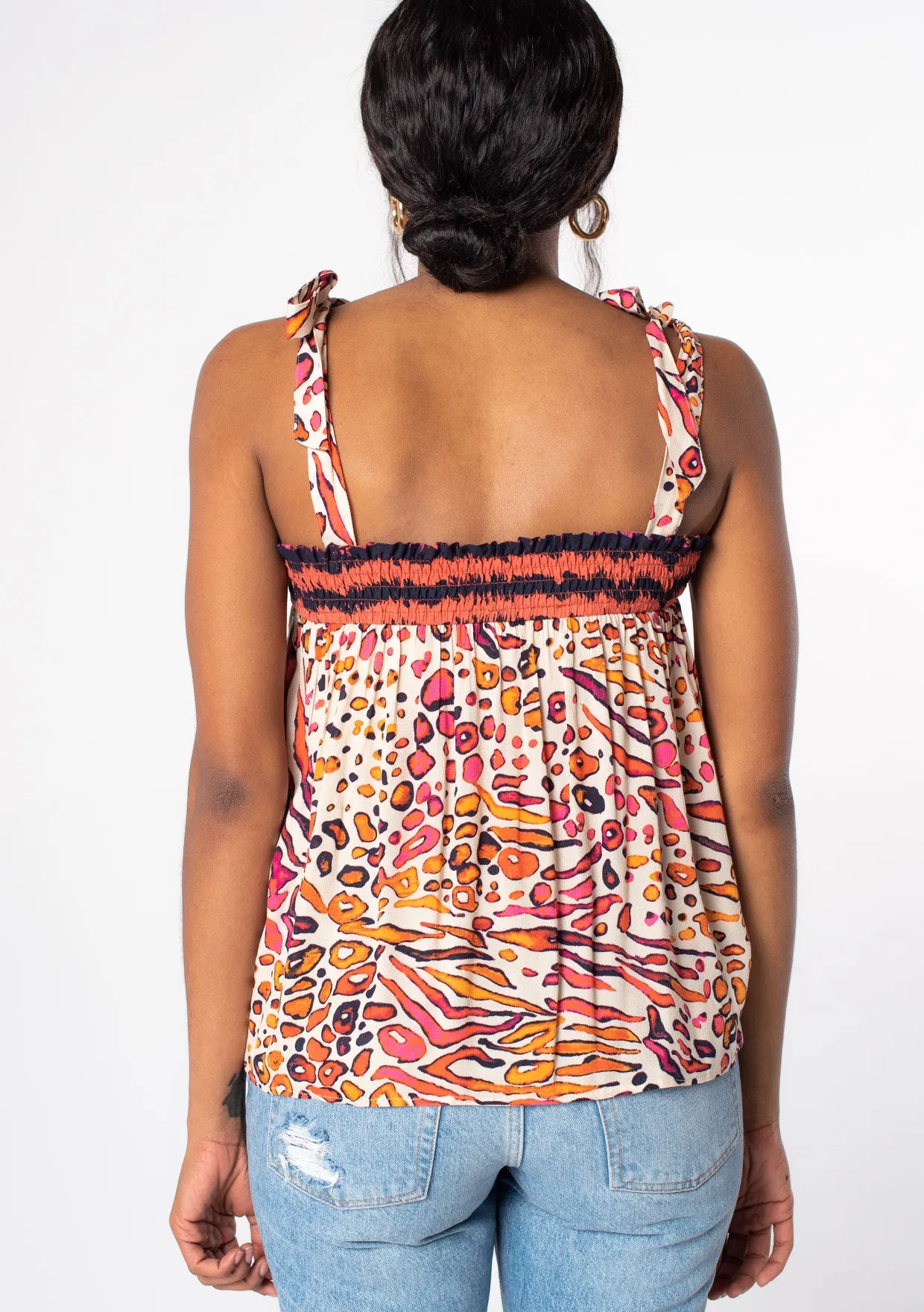 Easy Breezy Tie Shoulder Tank Top