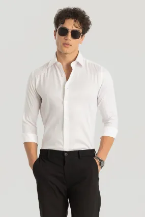 Easy Iron White Slim Fit Shirt