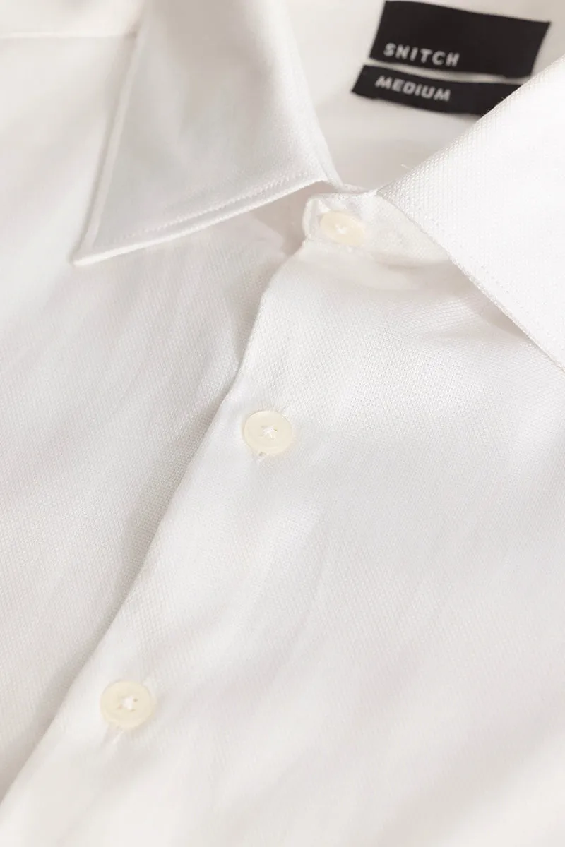 Easy Iron White Slim Fit Shirt