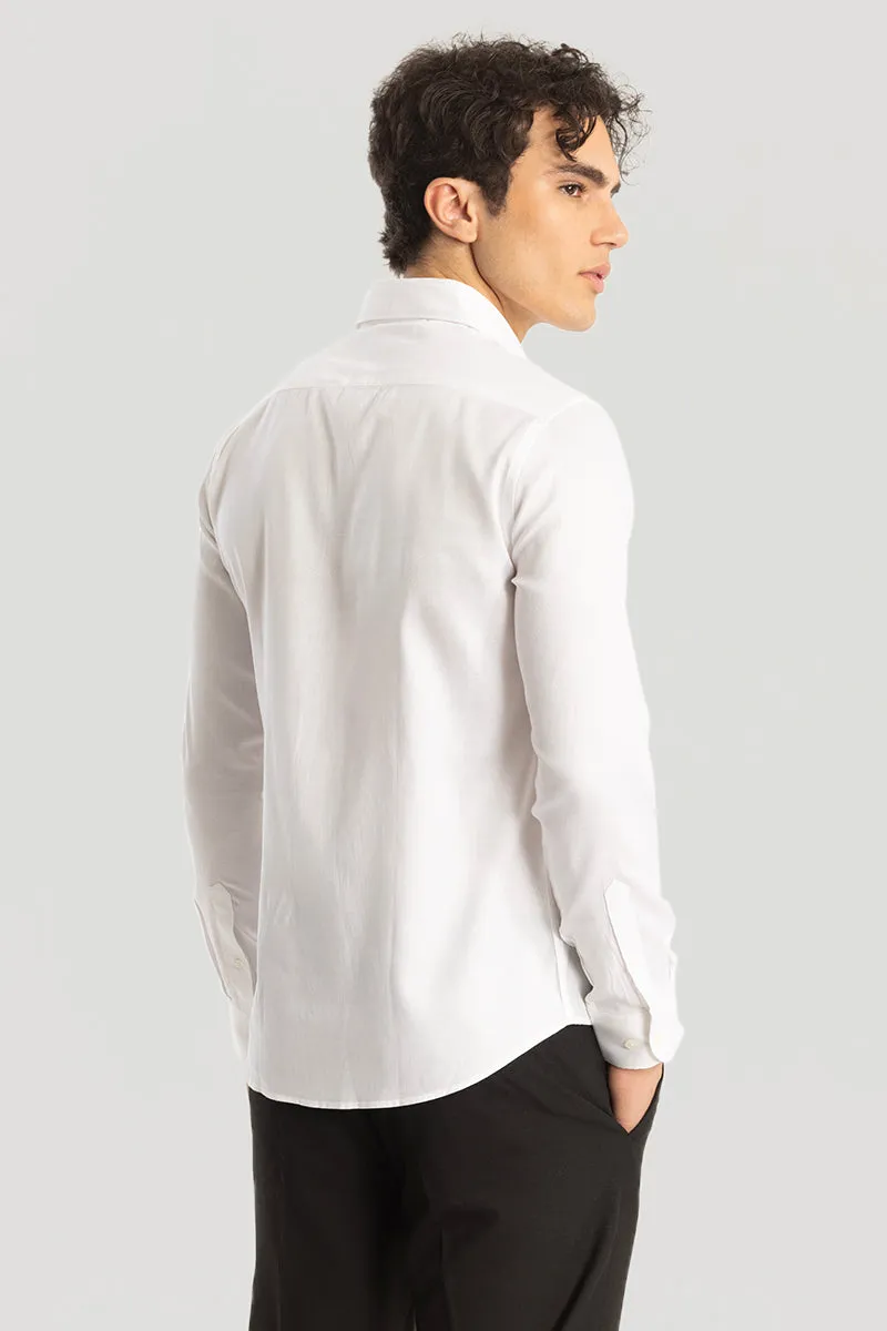 Easy Iron White Slim Fit Shirt