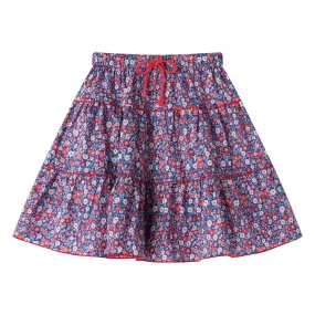 floral tiered skirt - liberty floral