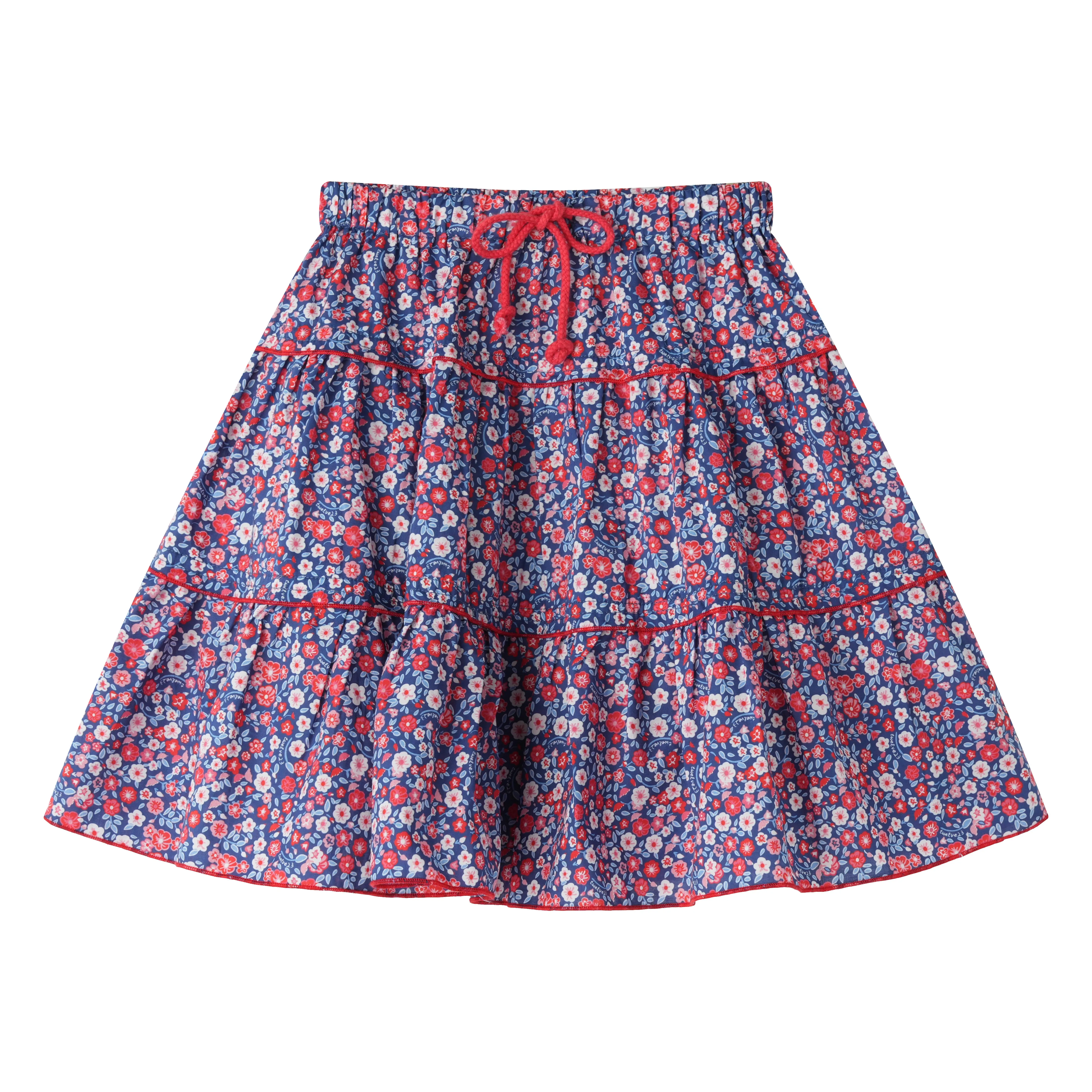 floral tiered skirt - liberty floral