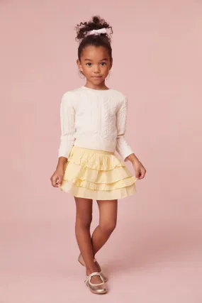 Girls Yellow Billie Skirt