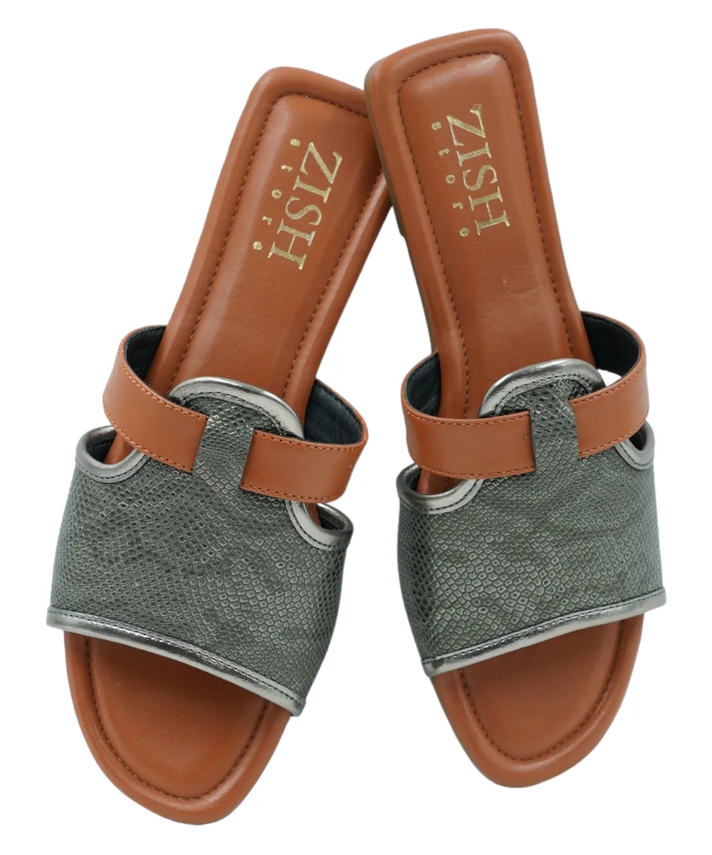 Gunmetal Meghan Flats