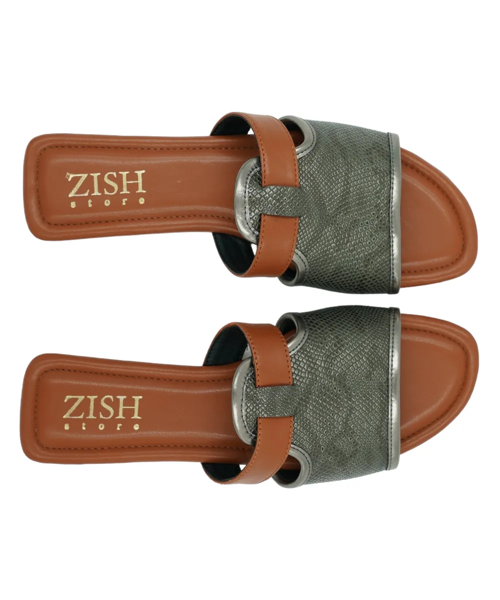 Gunmetal Meghan Flats