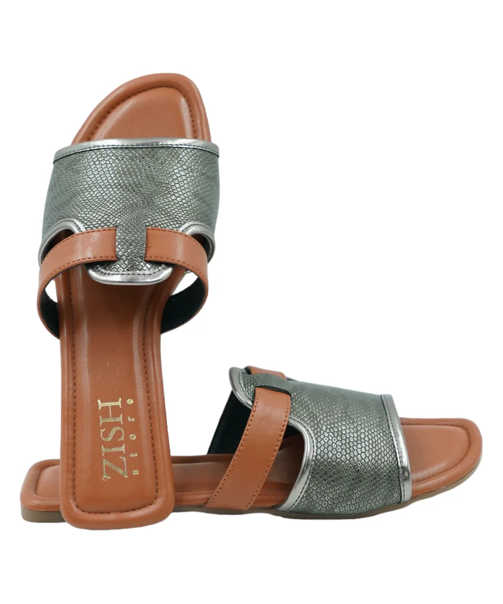 Gunmetal Meghan Flats