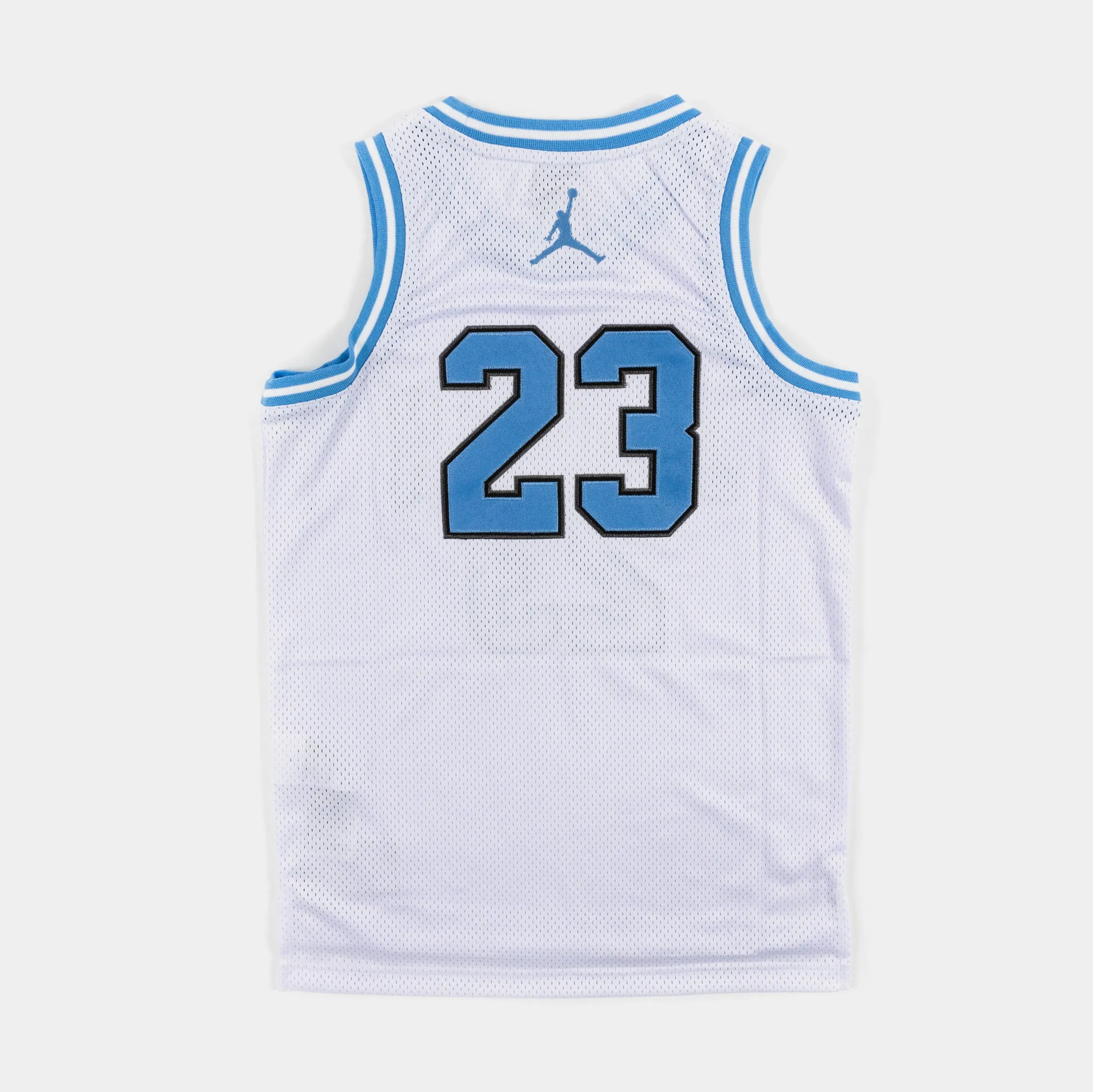 Jordan 23 Tank Grade School Short Sleeve Shirt (White/Blue)