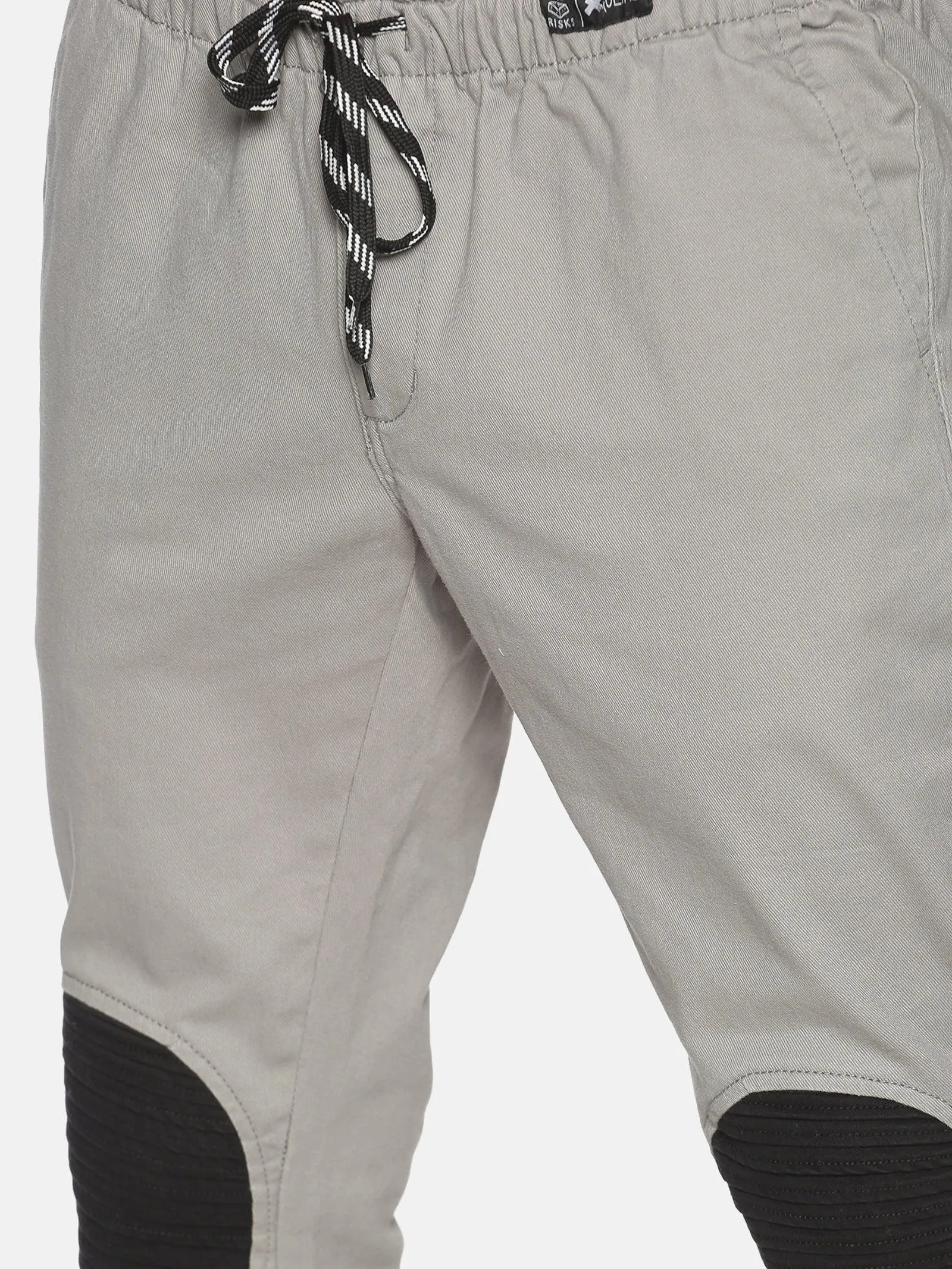 Kultprit Men's Trouser With Pintuck Patch