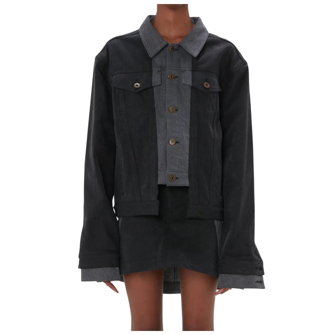Layered Denim Jacket