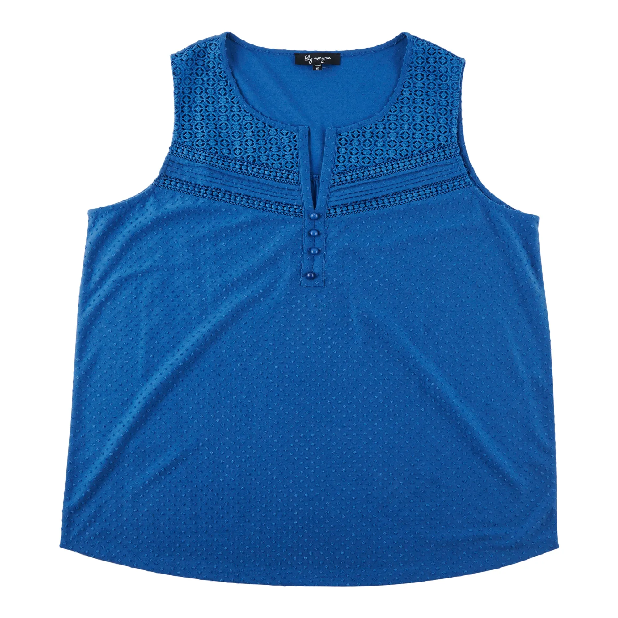 lily morgan Women's Plus Sleeveless Top