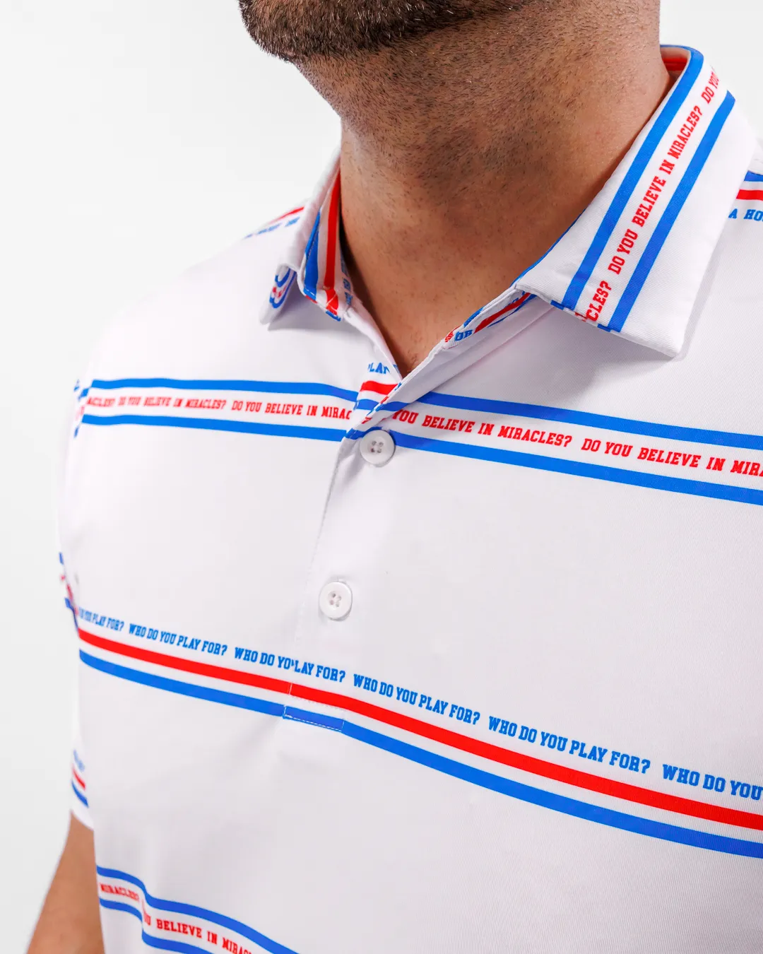 Linesman Men's Polo - 1980 Miracle Hockey Team Collection