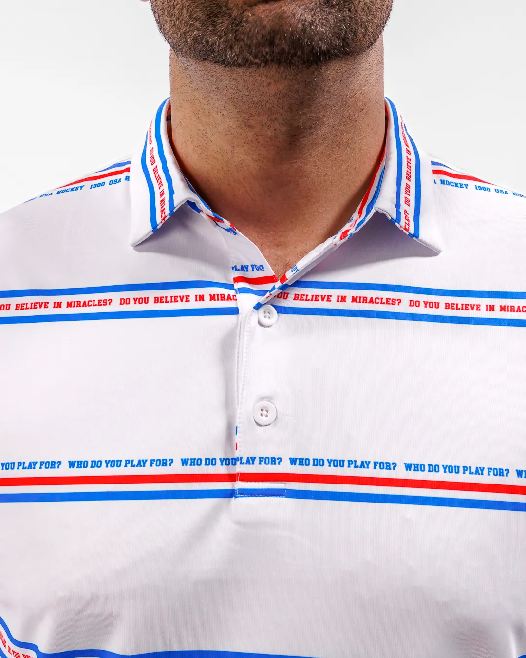 Linesman Men's Polo - 1980 Miracle Hockey Team Collection