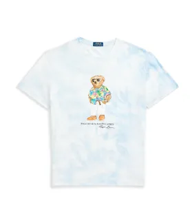 Men's Classic Fit Polo Bear Tie-Dye T-Shirt Riviera Bl Cldwsh Beach Clb Br