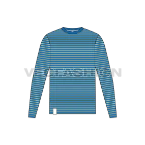 Mens Marine Striped Shirt