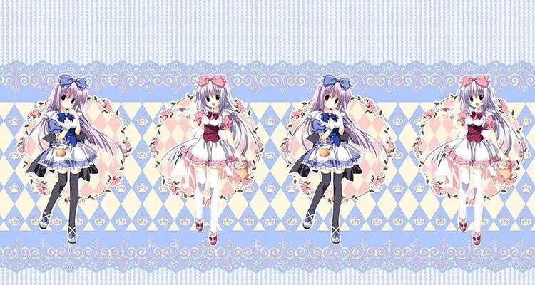 Milky Anime Print Skirt