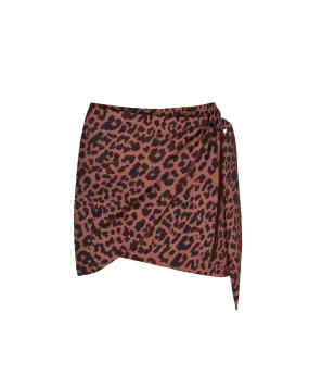 Mini Wrap Skirty - Modern Leopard