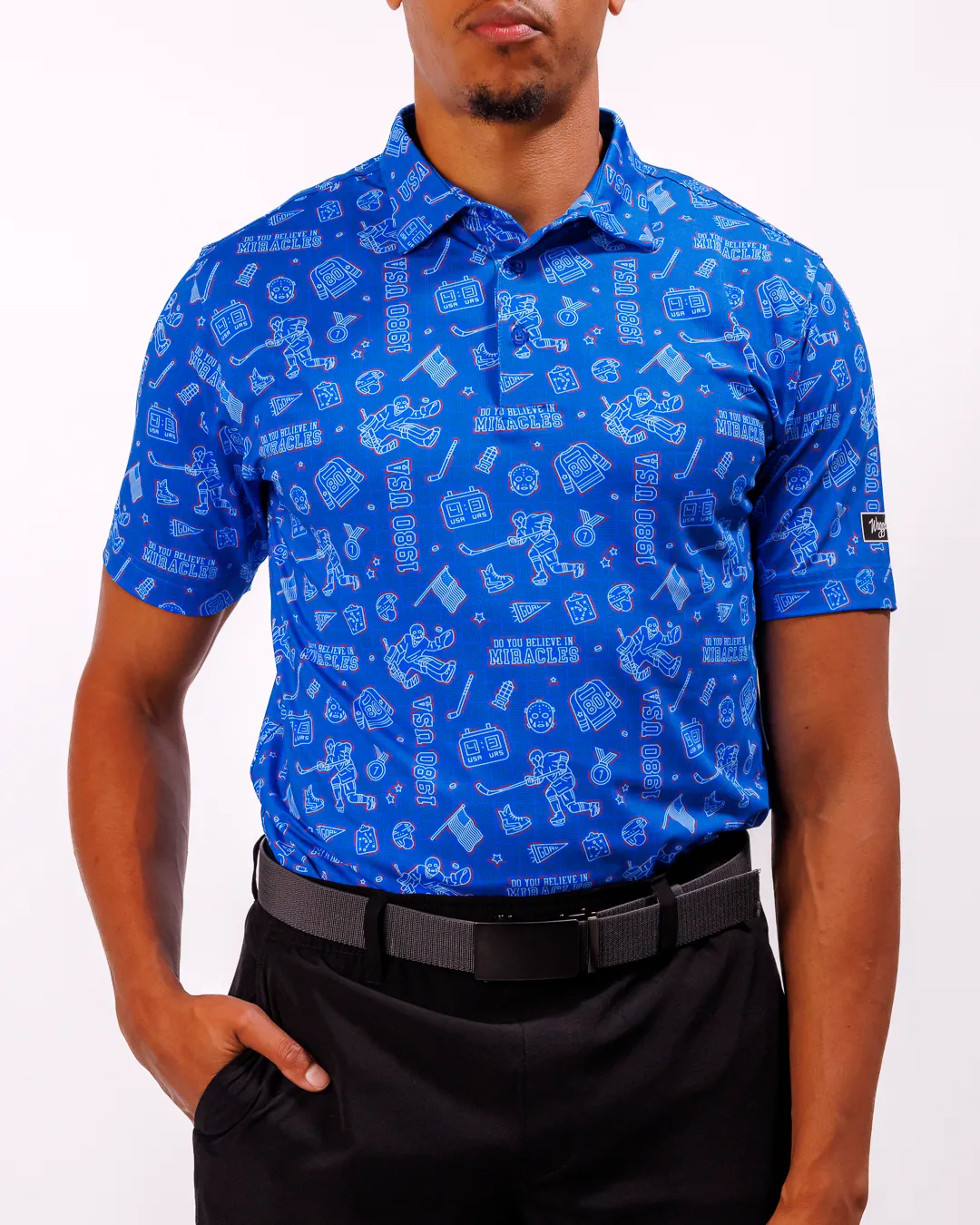 Miracles Men's Polo - 1980 Miracle Hockey Team Collection