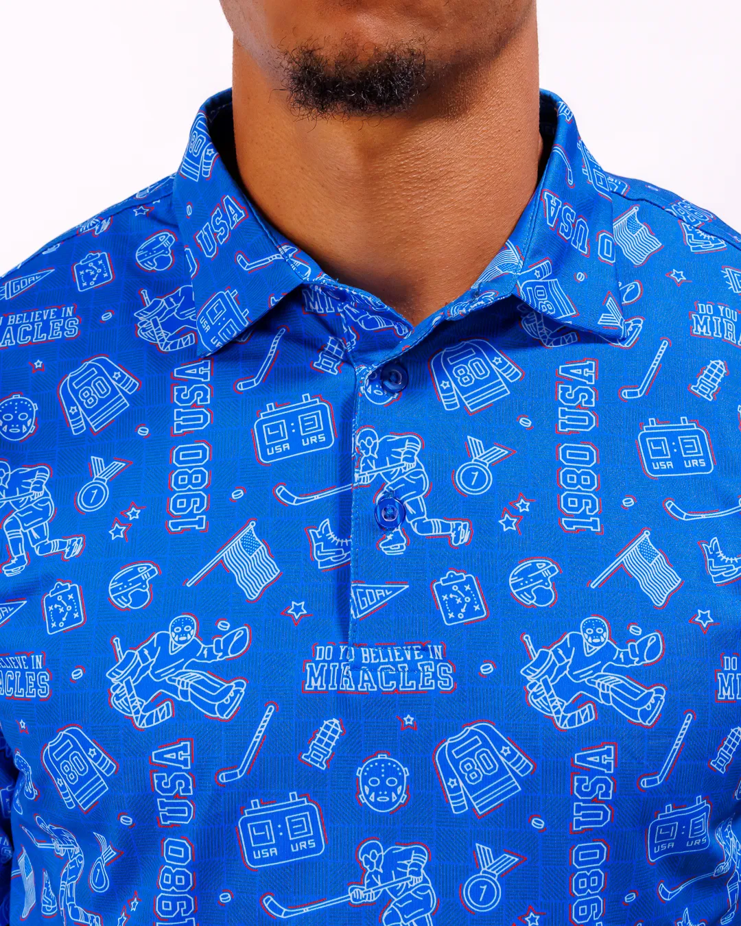 Miracles Men's Polo - 1980 Miracle Hockey Team Collection