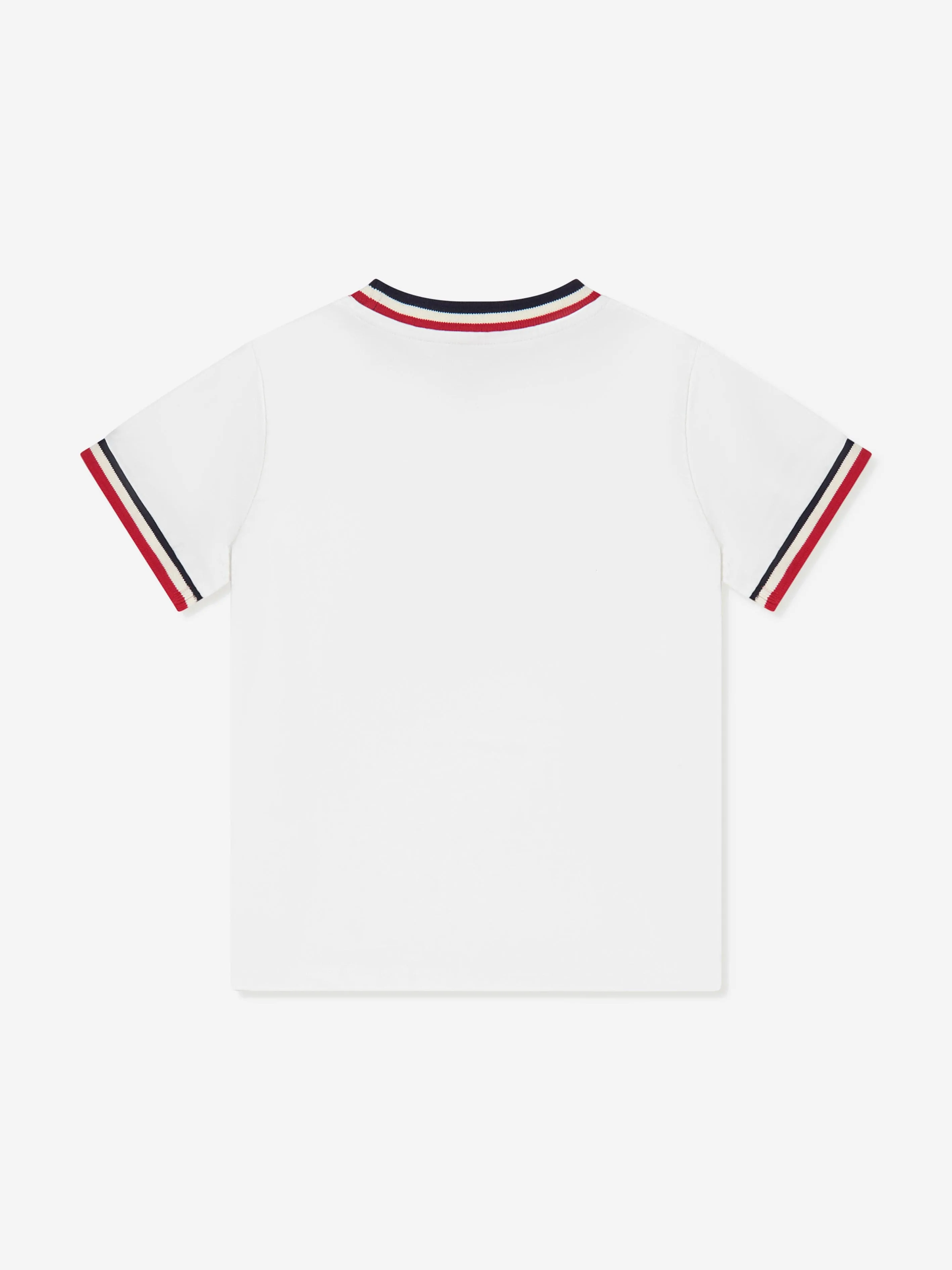 Moncler Enfant Boys Striped Detail Logo T-Shirt