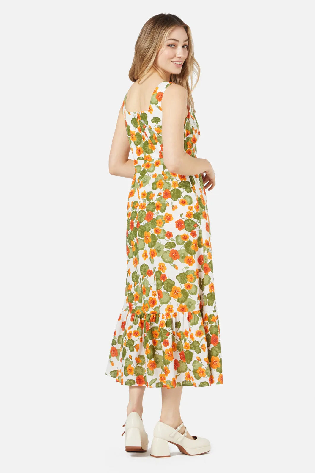 Nasturtium Midi Dress