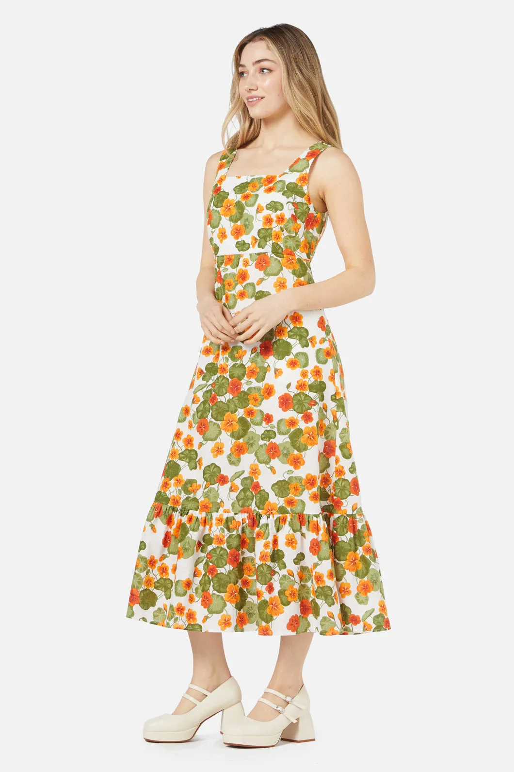 Nasturtium Midi Dress