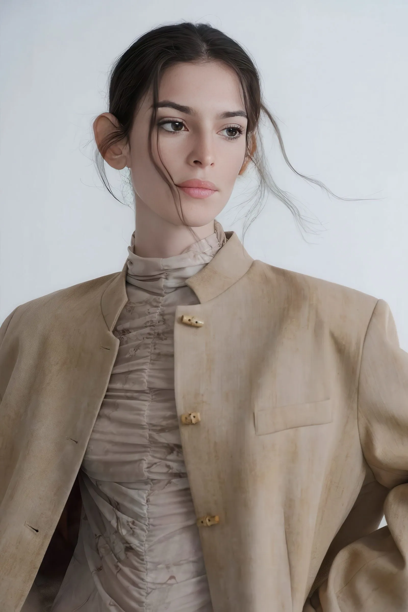 Ombre Collar Blazer