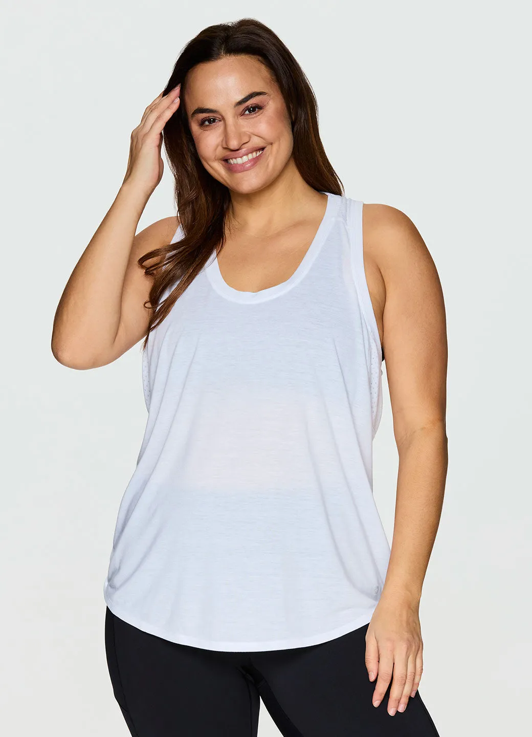 Plus Prime Breezy High Low Tank