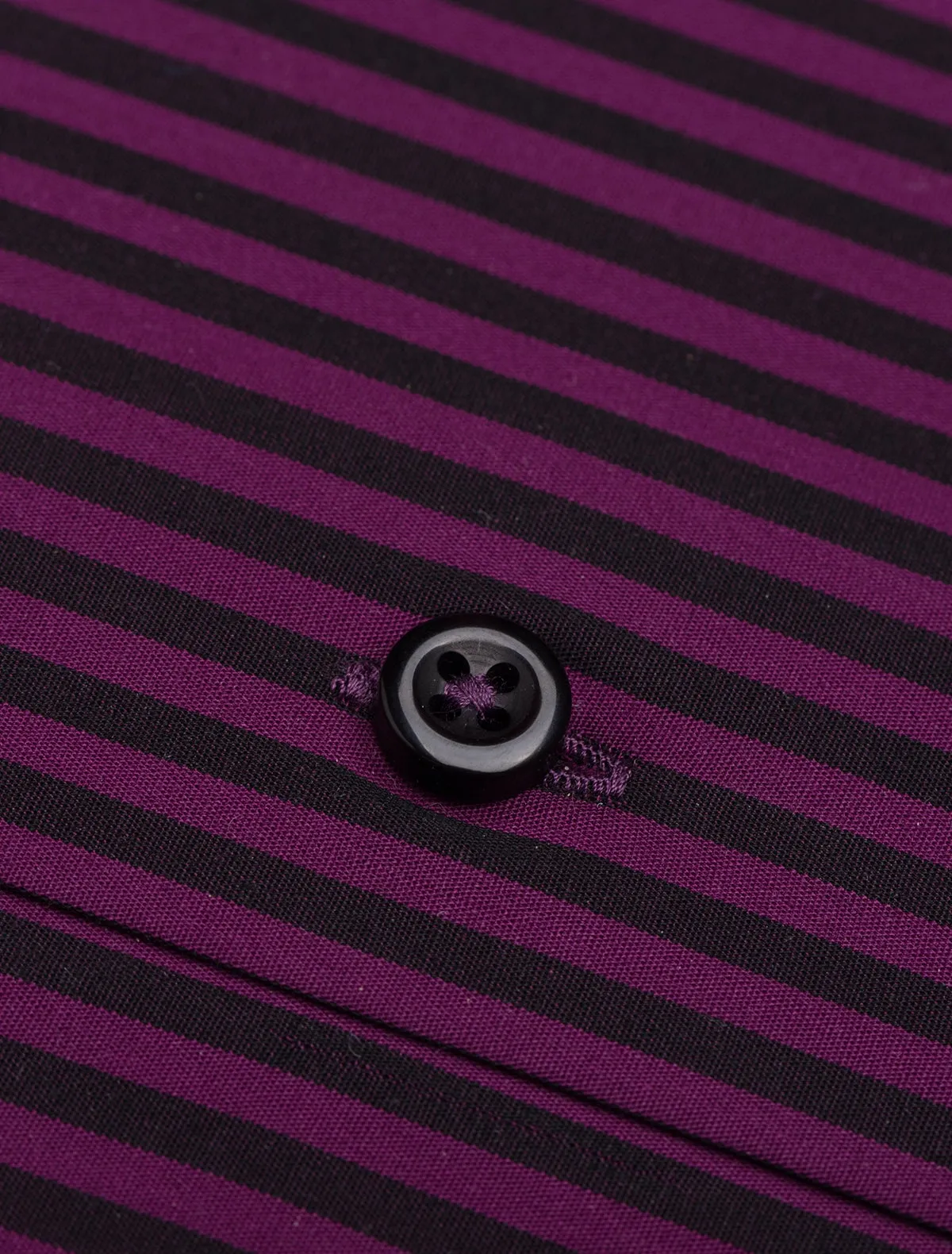PURPLE-BLACK STRIPED SHIRT