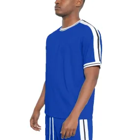 Royal Blue Striped T-Shirt