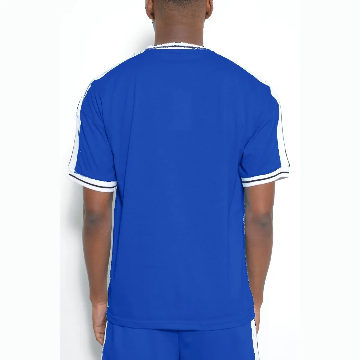 Royal Blue Striped T-Shirt