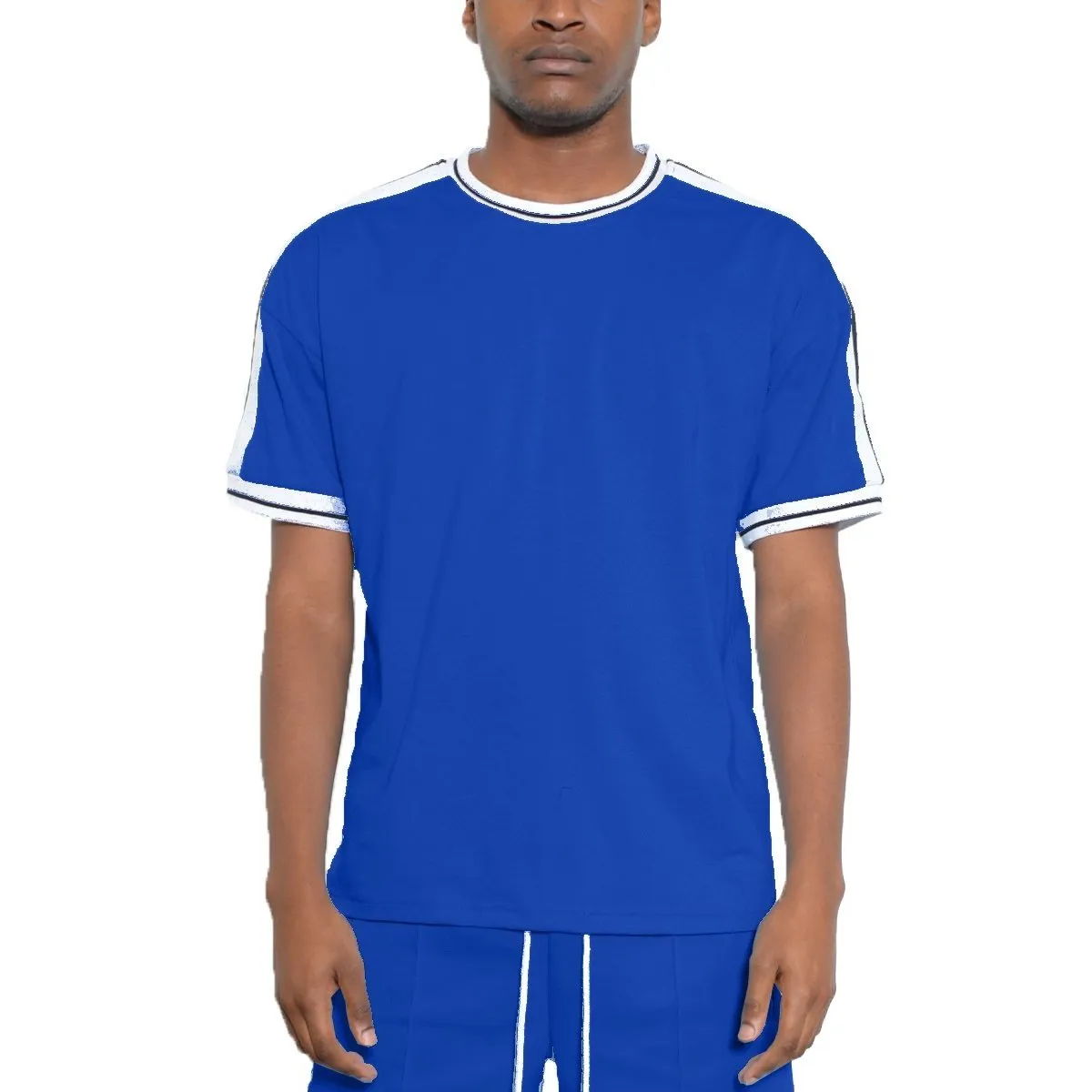 Royal Blue Striped T-Shirt