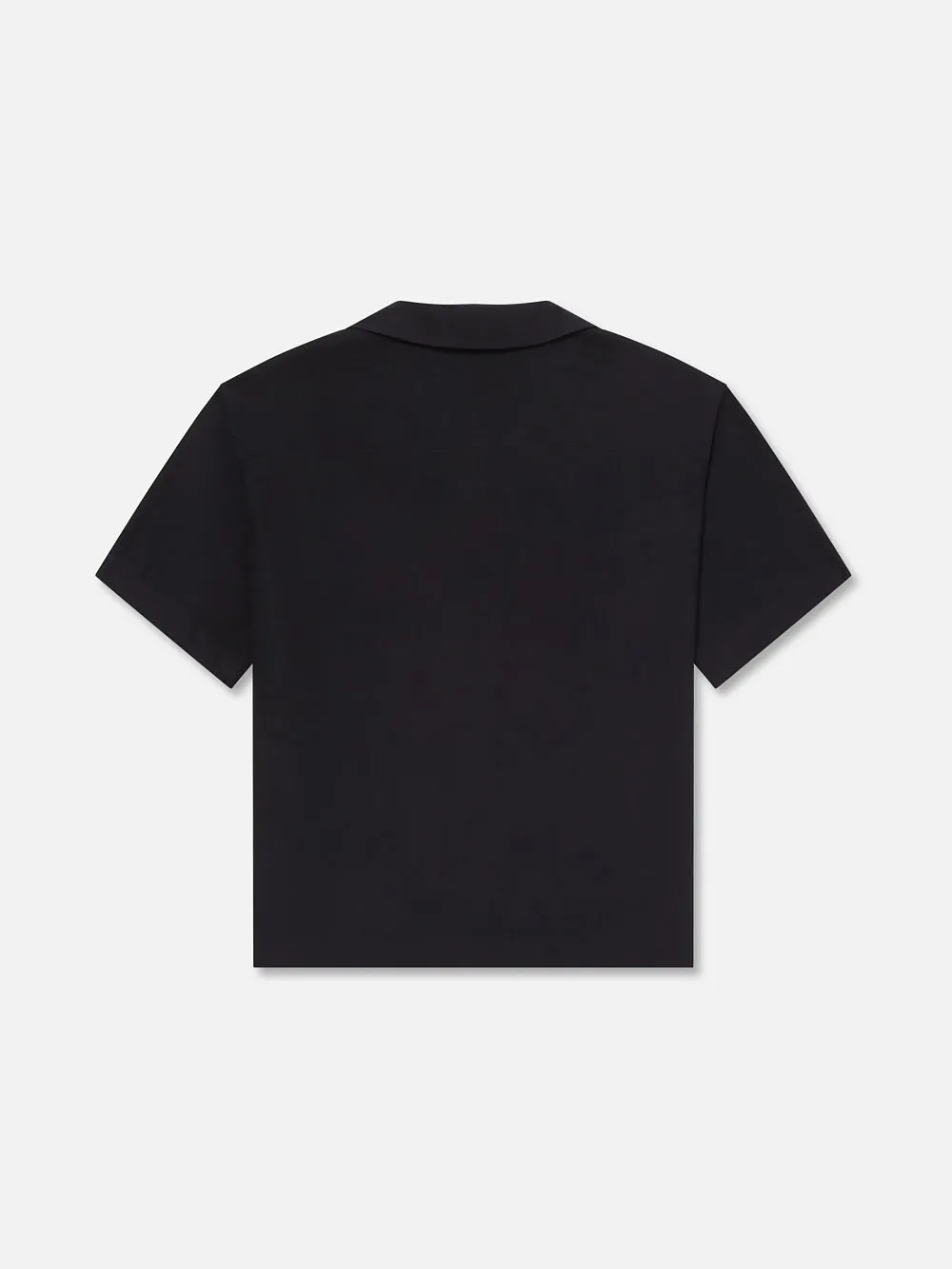 Short Sleeve Camp Collar Shirt -- Dark Navy