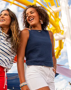 Skylar Tank: Navy - FINAL SALE