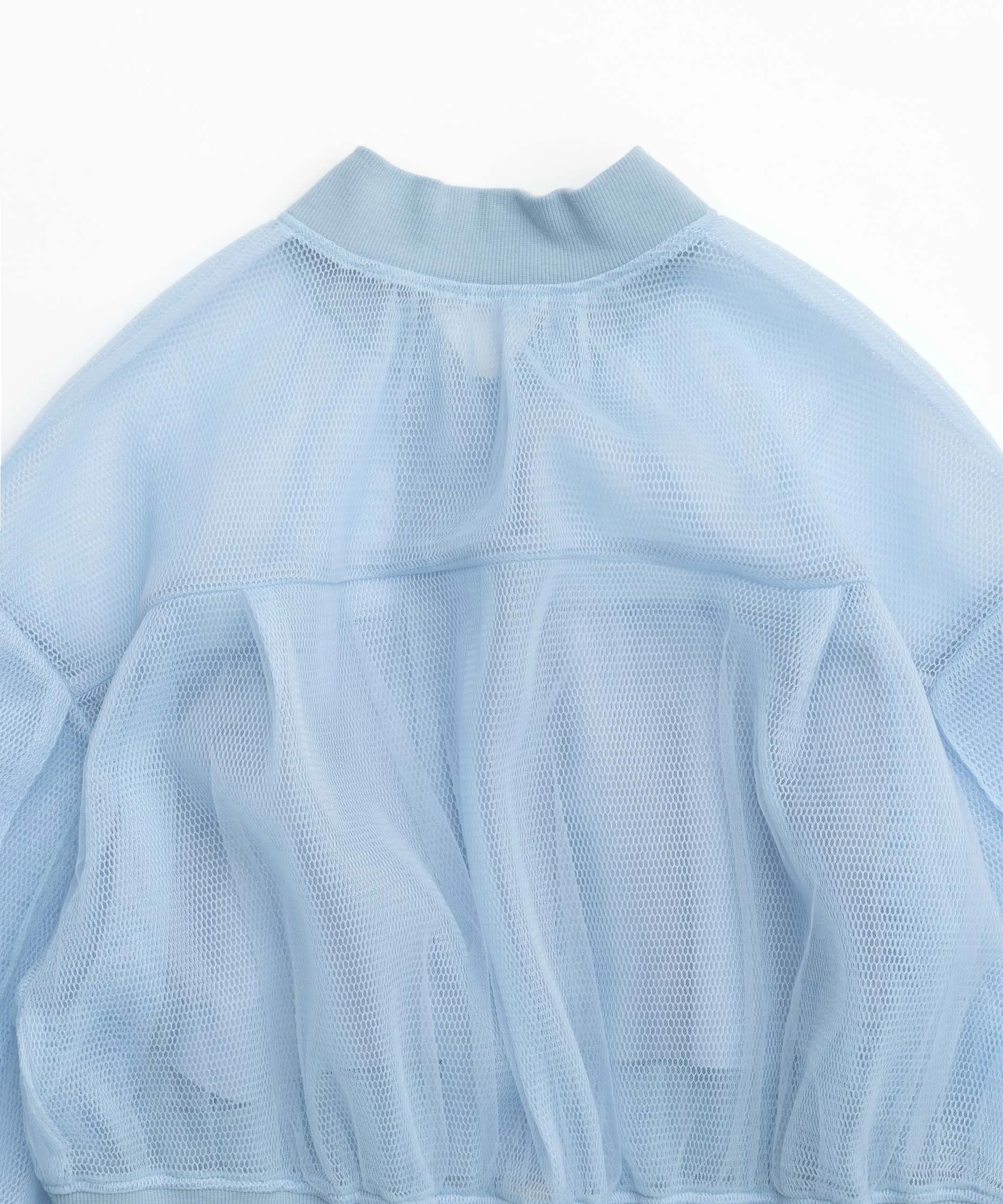 Tulle Layered Blouson