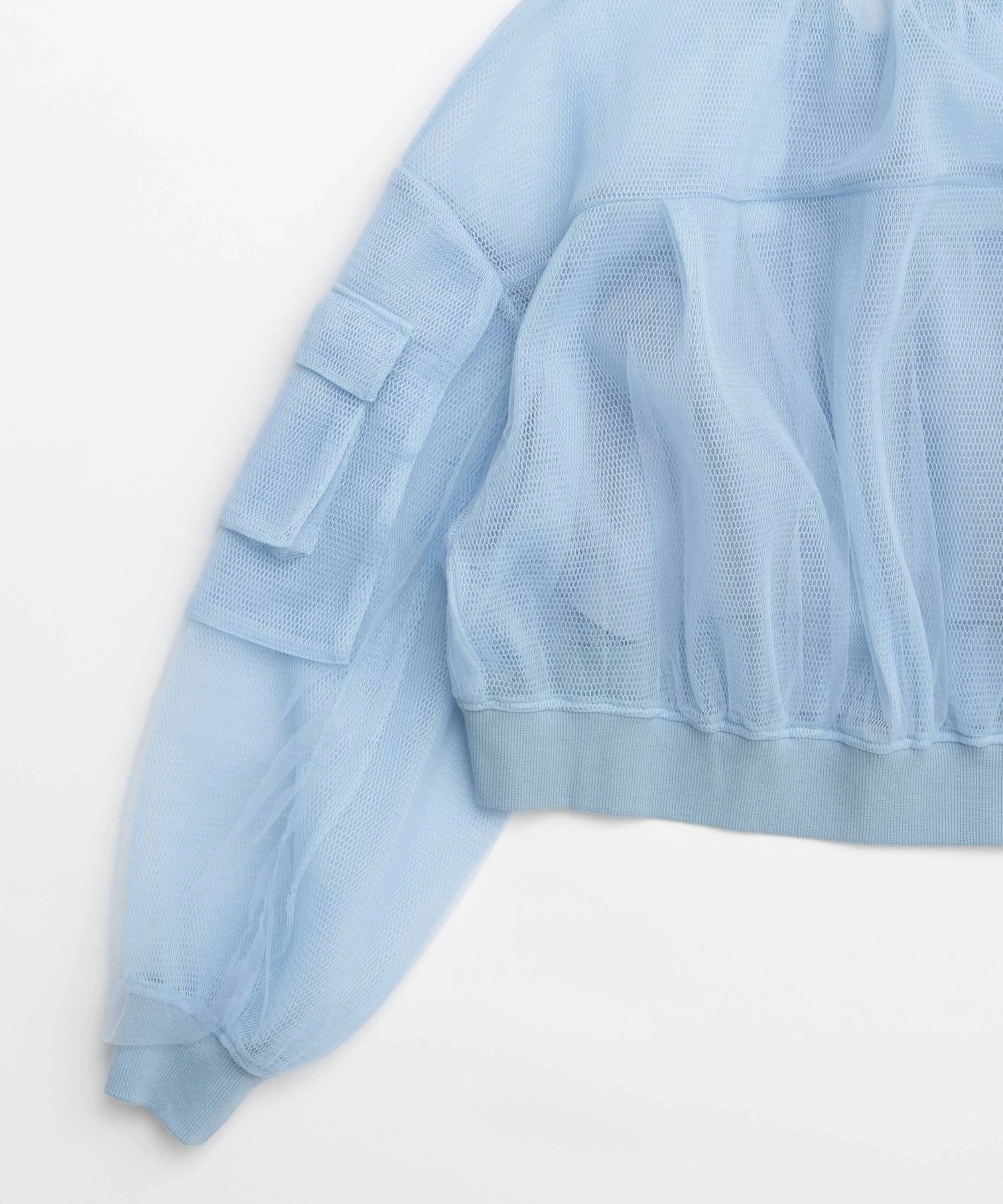 Tulle Layered Blouson