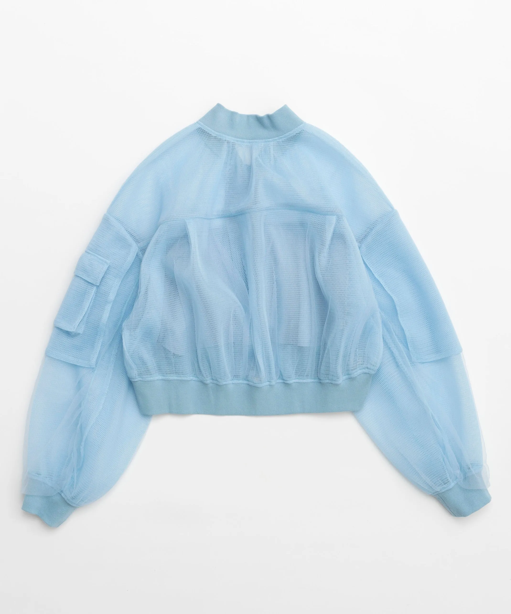 Tulle Layered Blouson