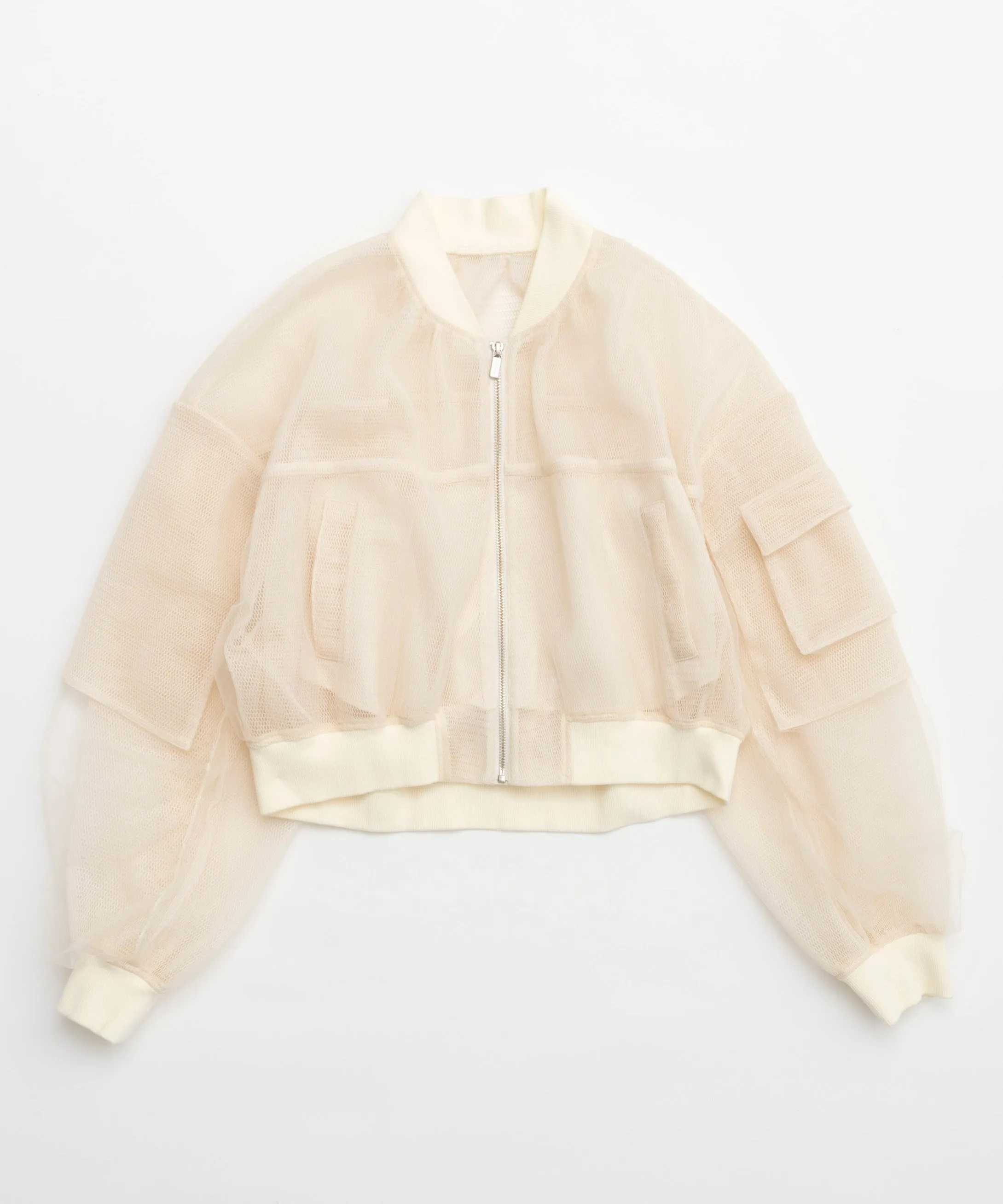 Tulle Layered Blouson
