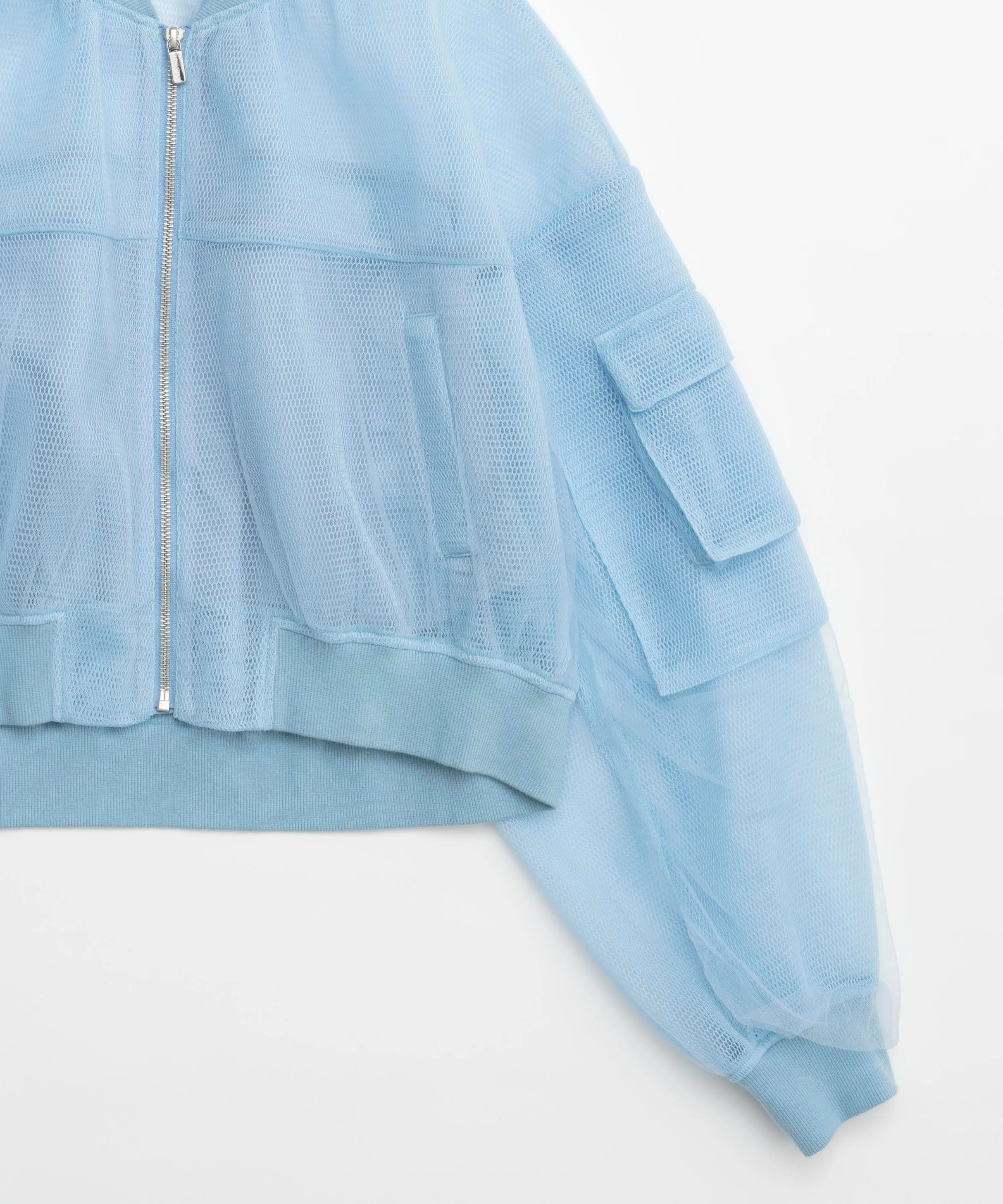 Tulle Layered Blouson