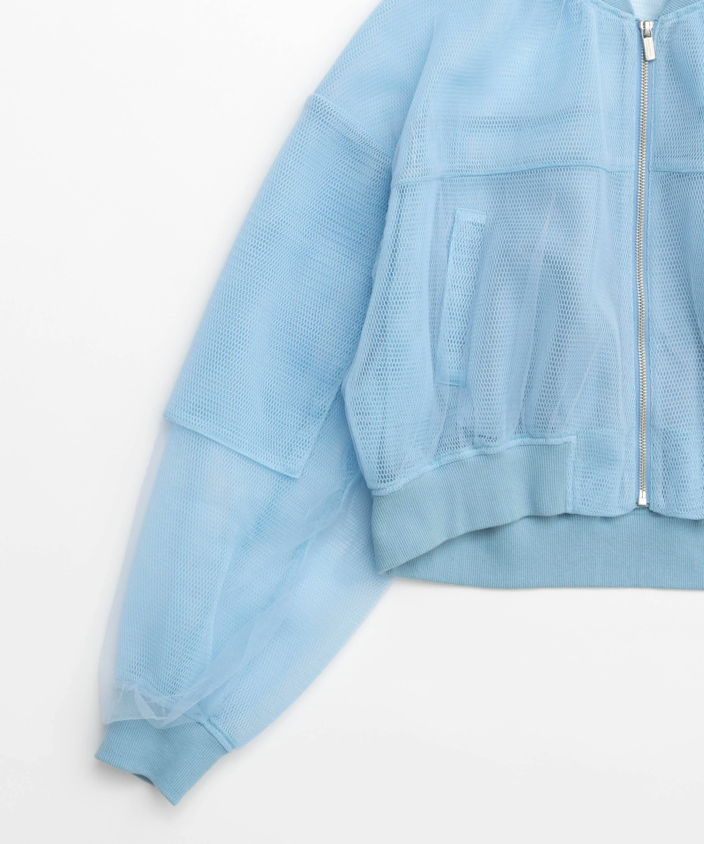 Tulle Layered Blouson